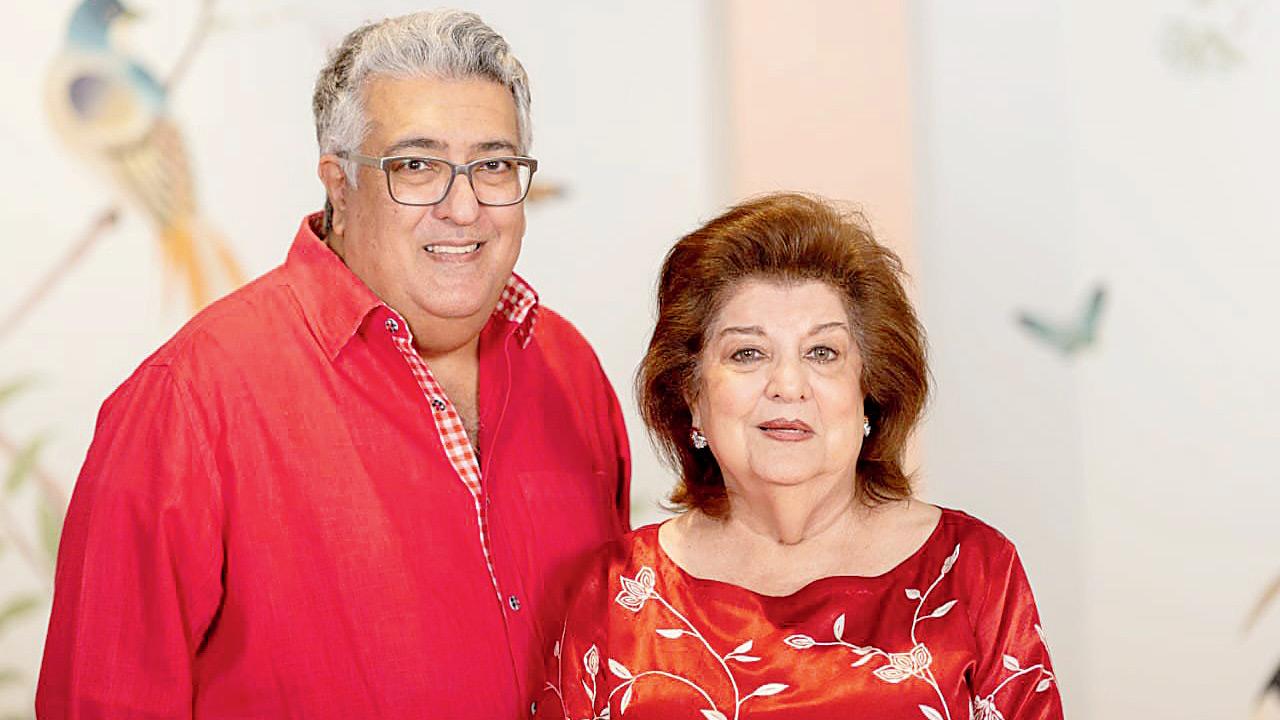 Kaizaad Kotwal, (R) Mahabanoo Mody-Kotwal