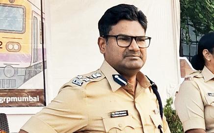 GRP Commissioner M Rakesh Kalasagar. Pic/By Special Arrangement