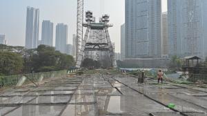 BMC’s 1st cable-stayed bridge in Mahalaxmi advances, 55 pc pylon work completed