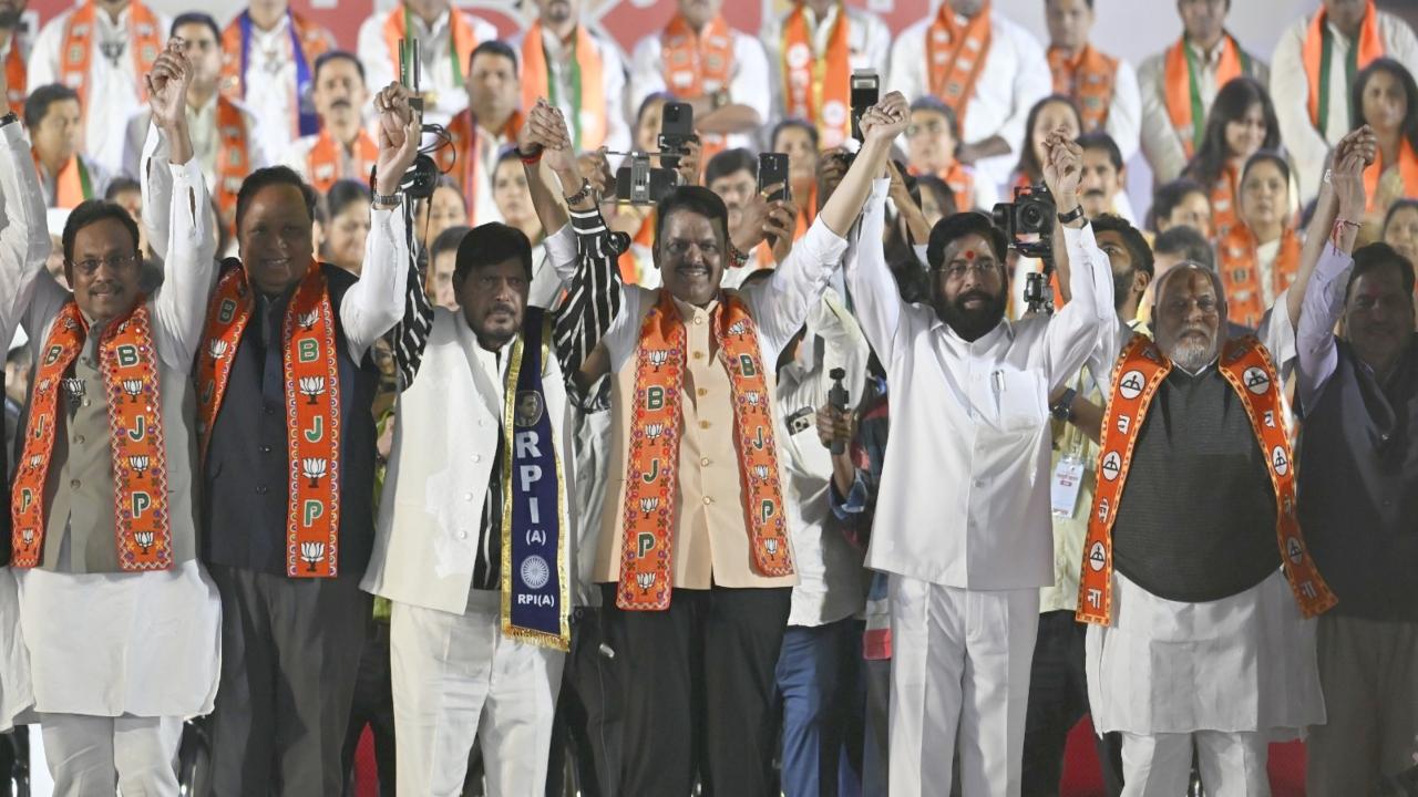 Mumbai can't be separated from Maharashtra: Fadnavis, Shinde slam Uddhav and Raj