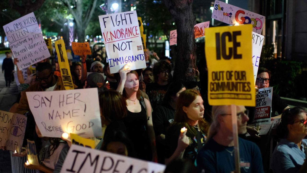 <p>The Department of Homeland Security (DHS) has deployed more than 2,000 officers to the area in what it says is its largest immigration enforcement operation ever. Noem said more than 1,500 people have already been arrested</p>