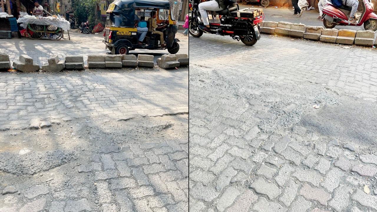 Mumbai: Uneven patch on Sahar Road troubles riders for two months