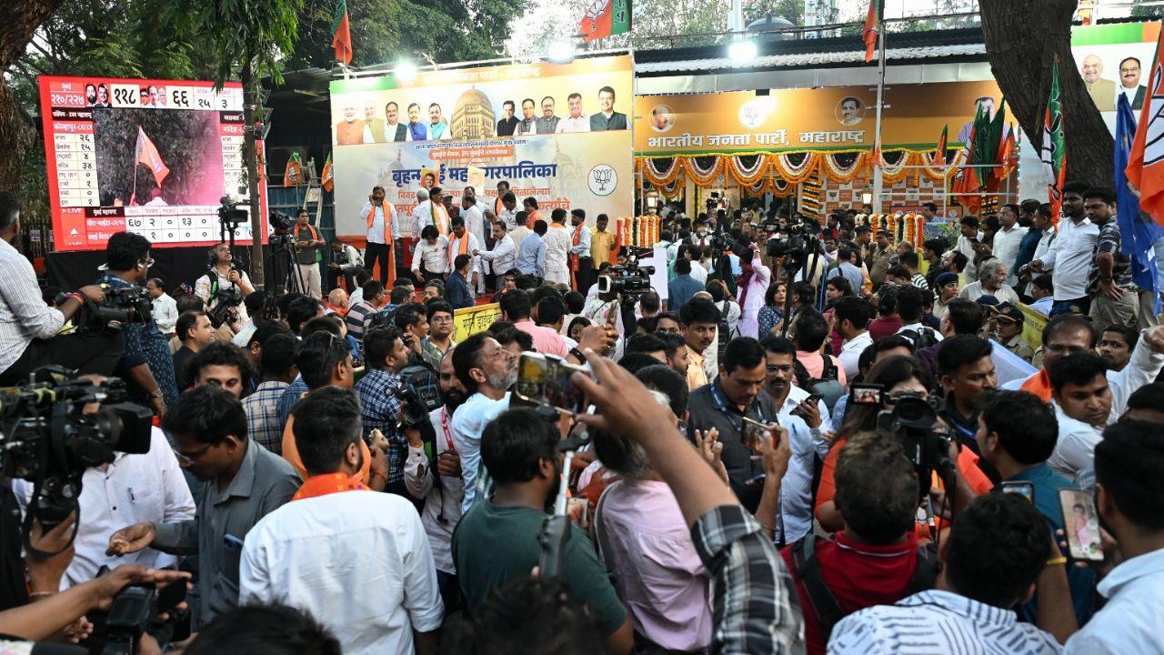 CM Fadnavis, while addressing the BJP party workers in Nariman Point, said that, 