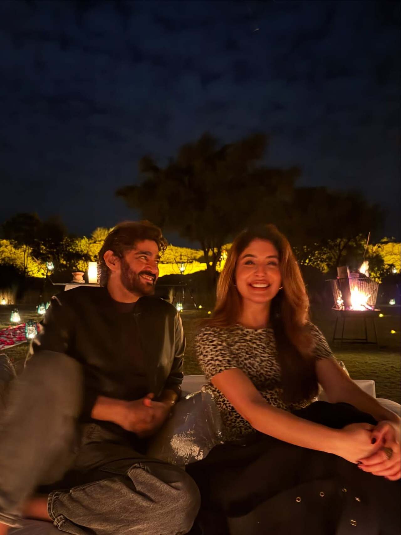 To light up the moment, Kritika was seen flashing her bright smile, while Gaurav lovingly gazed at her capturing warmth of the moment.