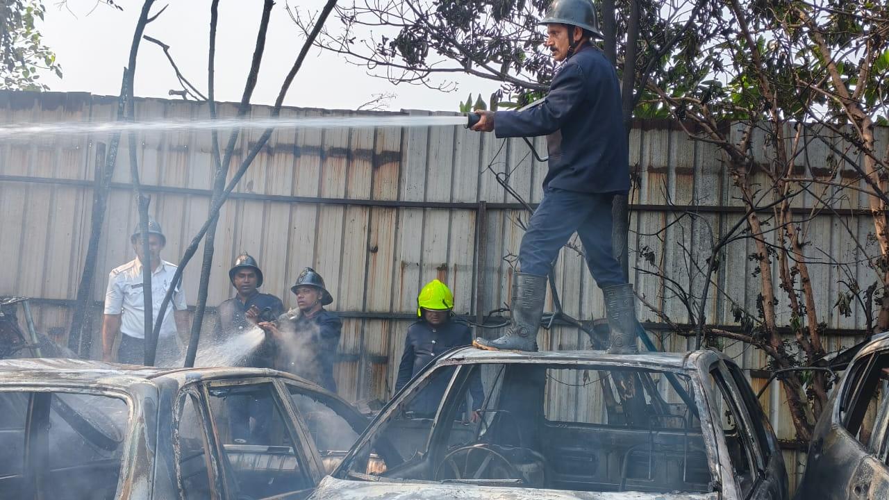 No injuries were reported in the incident