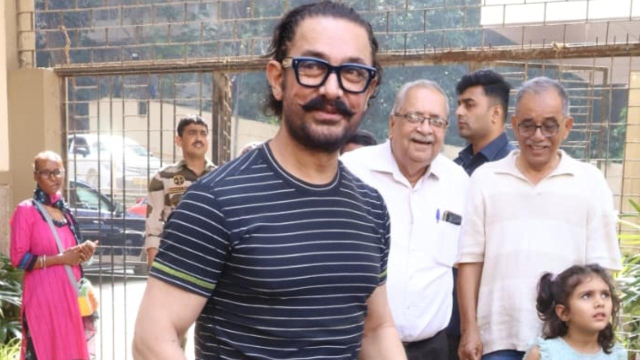 Aamir Khan jokes about language row at polling booth: ‘Yeh Maharashtra hai’