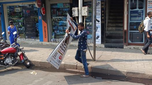 BMC files multiple FIRs during crackdown on unauthorised banners, removes 41