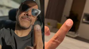 Vishal Dadlani drops video of ink disappearing after casting vote, watch