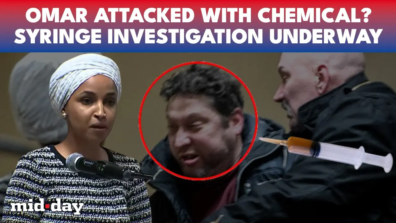 Ilhan Omar SPRAYED With 'Unknown Substance' At Minneapolis Town Hall