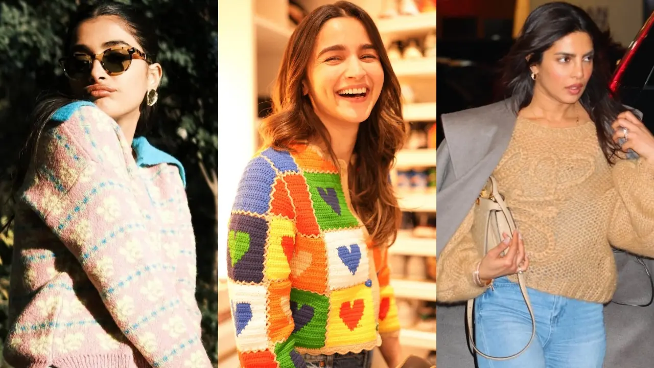 Winter fashion goals: Actresses show how to style cosy sweaters effortlessly