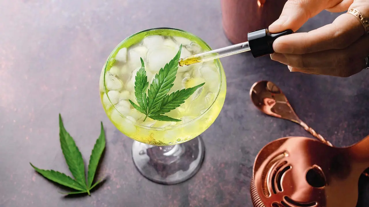 Cannabis-infused drinks may help people cut back on alcohol, study finds