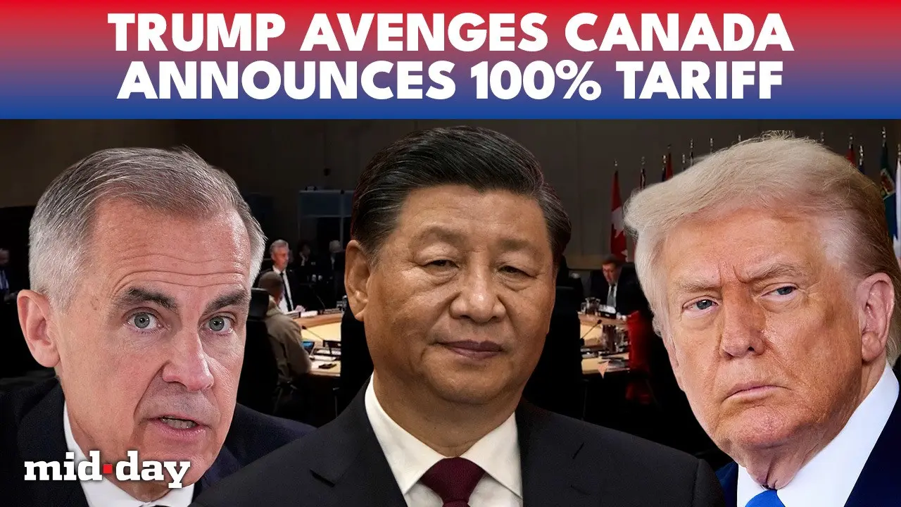 Trump vs Carney explodes, 100% tariff threat rocks US-Canada relations