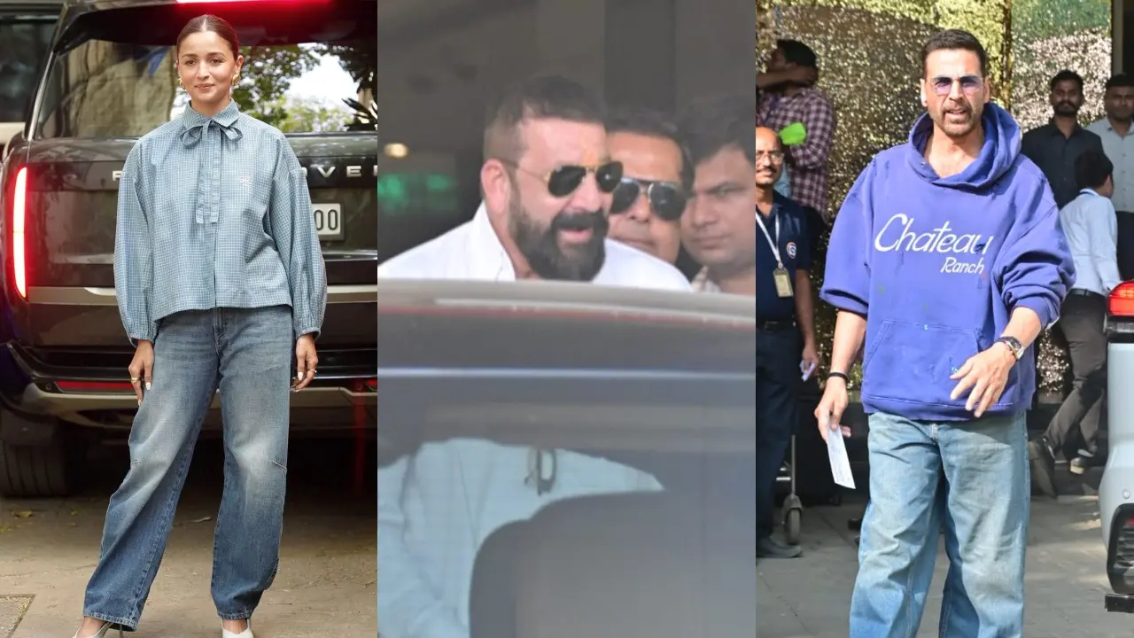 Spotted in the city: Alia Bhatt, Akshay Kumar, Sanjay Dutt and others