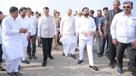 Ajit Pawar death: CM Fadnavis, Shinde and Governor Devvrat reach Baramati