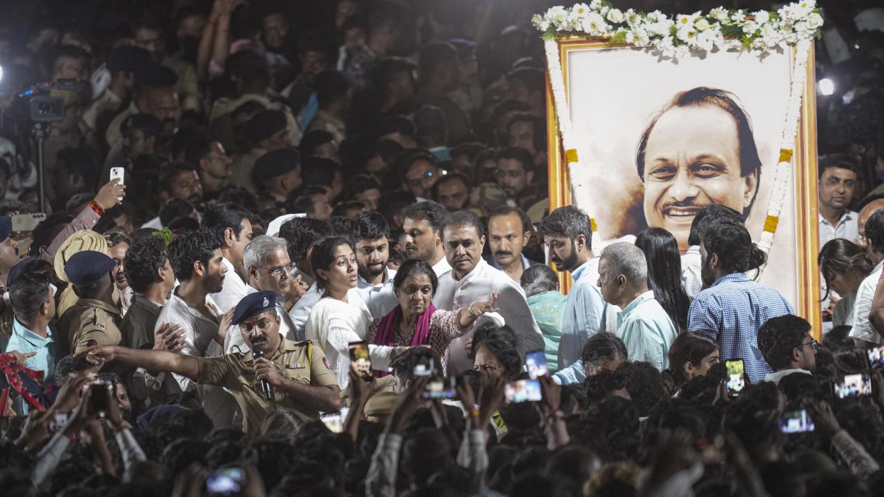 Ajit Pawar’s mortal remains brought to Baramati as Pune prepares for his funeral