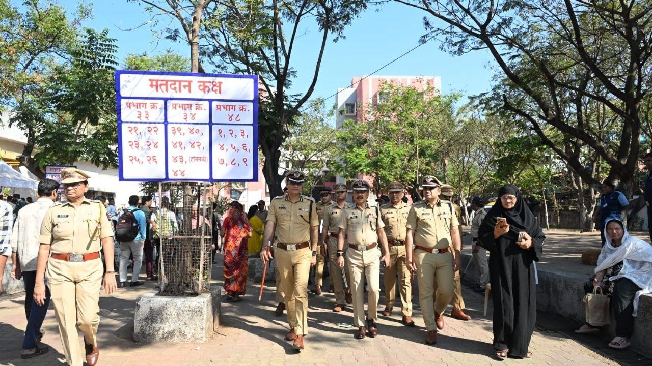 <p>The visit was part of heightened election bandobast measures to ensure a smooth, peaceful, and incident-free polling process</p>