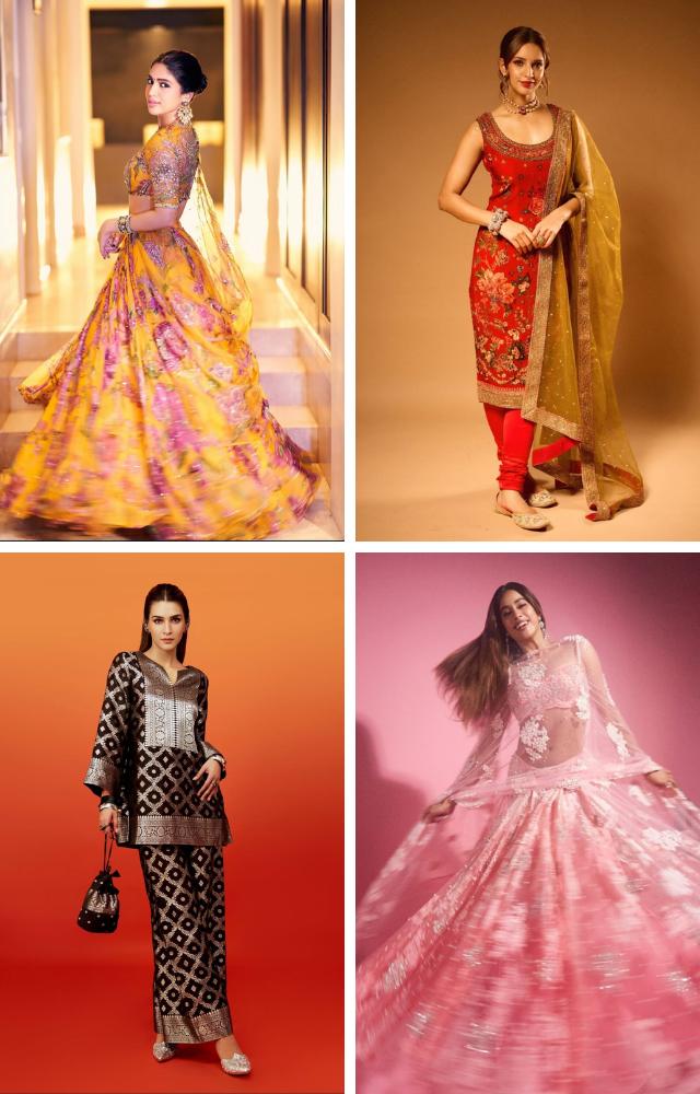 7 Bollywood actresses show how to dazzle in festive outfits
