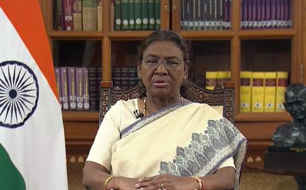 President Murmu said India is the world's fastest-growing major economy. File Pic/PTI