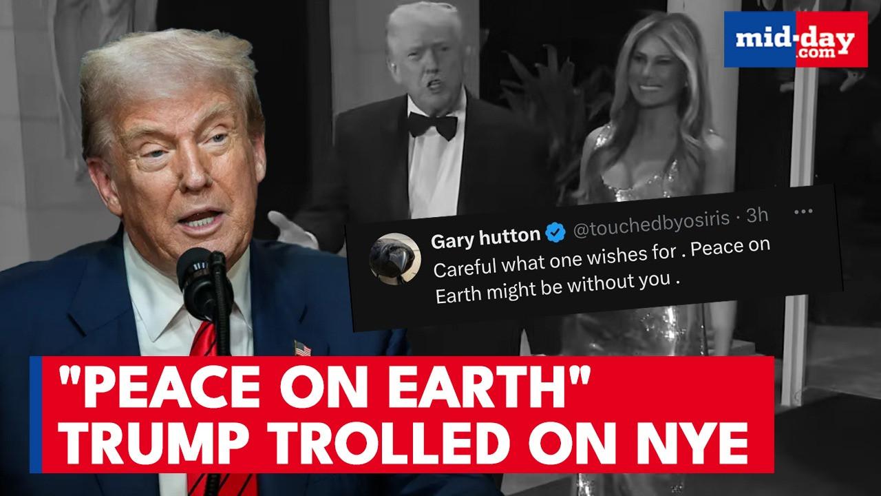 Trump’s ‘Peace On Earth’ Message At Mar-a-Lago NYE Bash Gets BRUTALLY Roasted