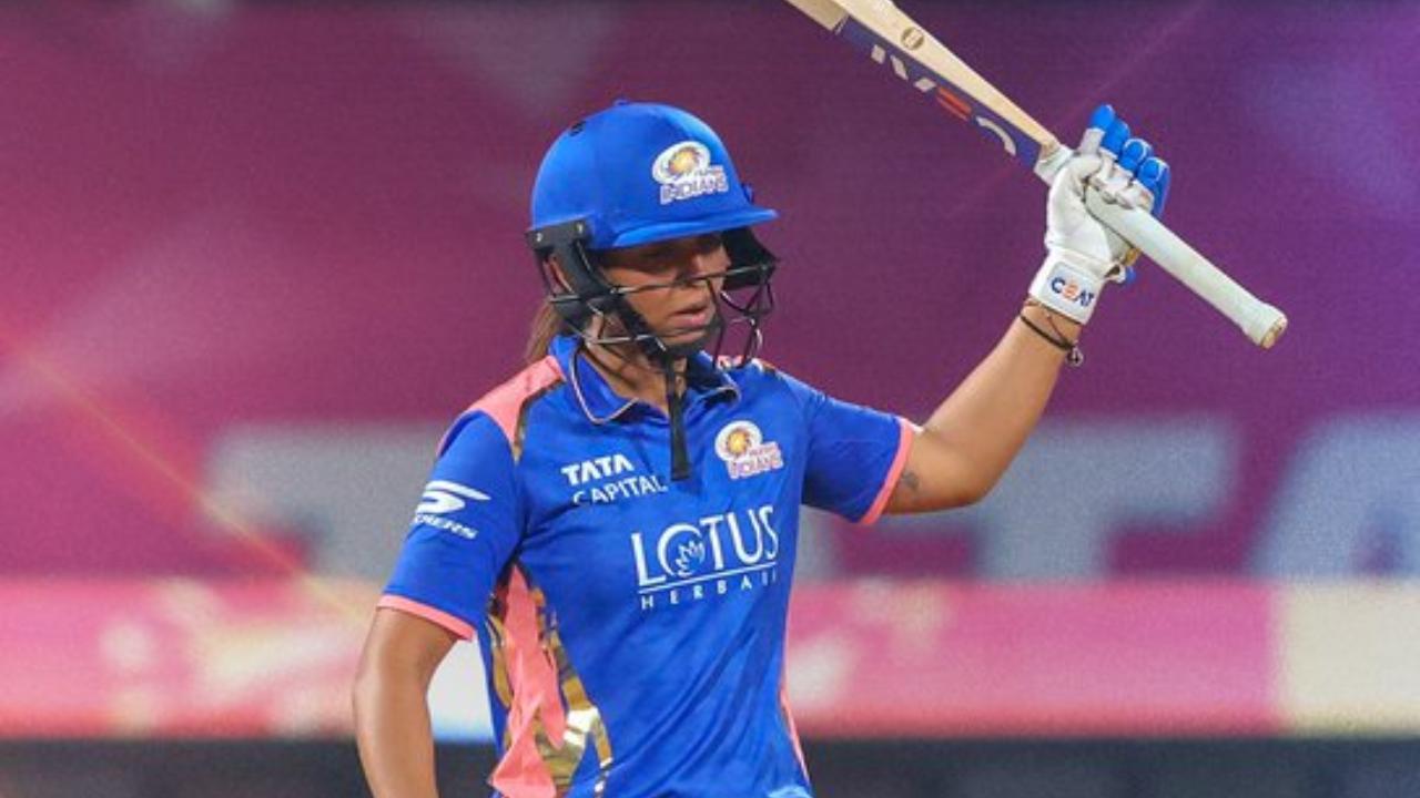WPL 2026: Harmanpreet Kaur's blistering knock helps MI win by seven wickets