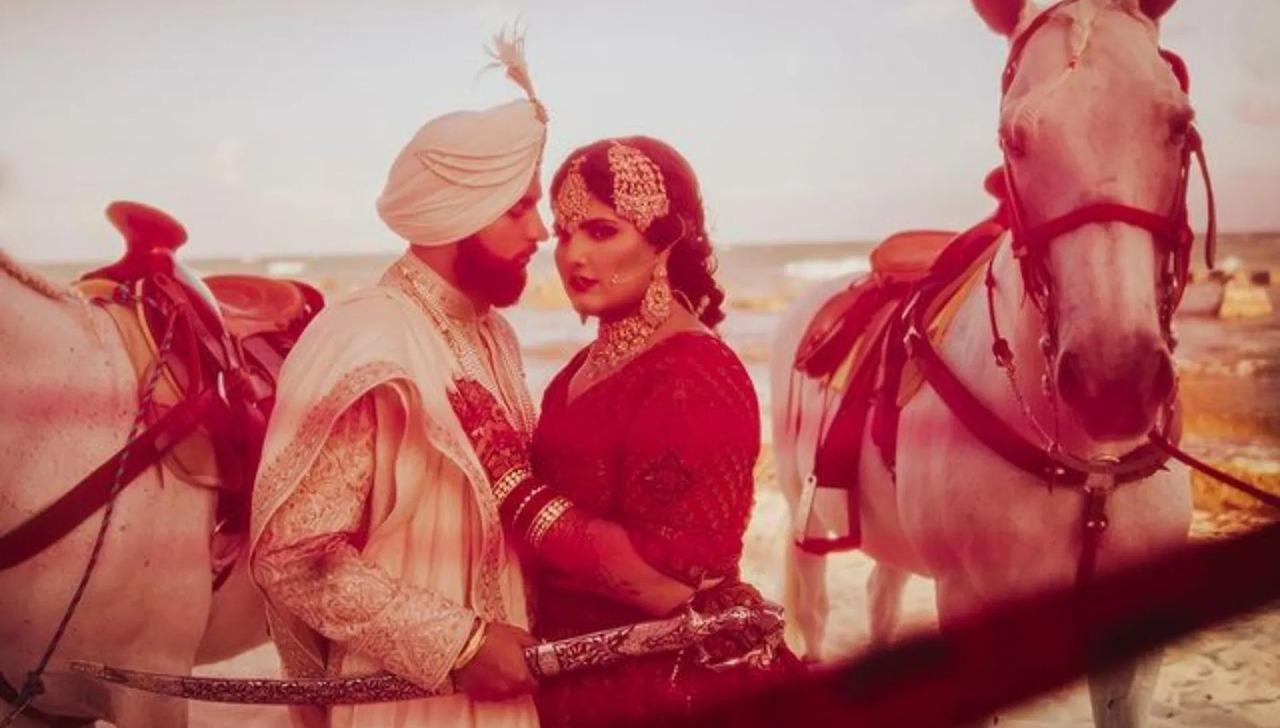 <p>This picture of the couple from their wedding is straight out of a dream. It`s traditional, royal and dreamy.</p> <p>This picture of the couple from their wedding is straight out of a dream. It`s traditional, royal and dreamy.</p>