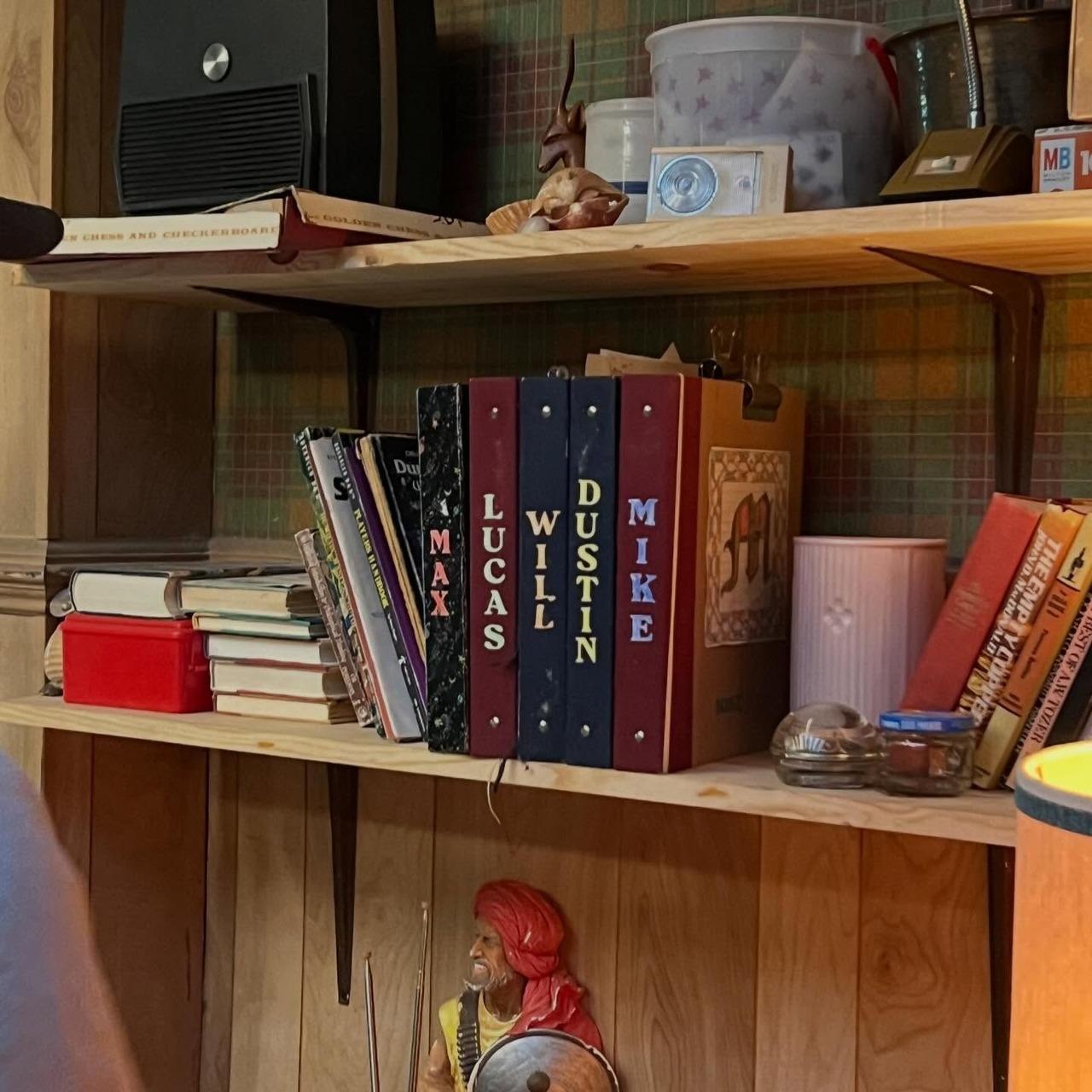 He also shared a picture of a bookshelf of the sets, which had books with each of their names placed, symbolising that their characters will live forever.