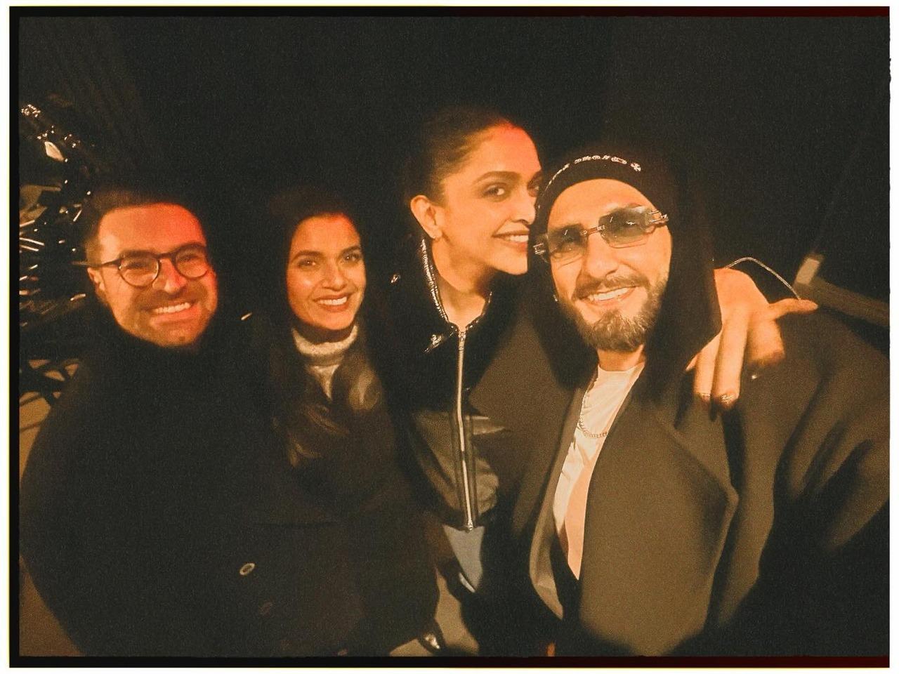 The groom, Chris Rossi, shared a cute selfie from the wedding celebrations where they are seen dressed in casuals with the four happily posing.