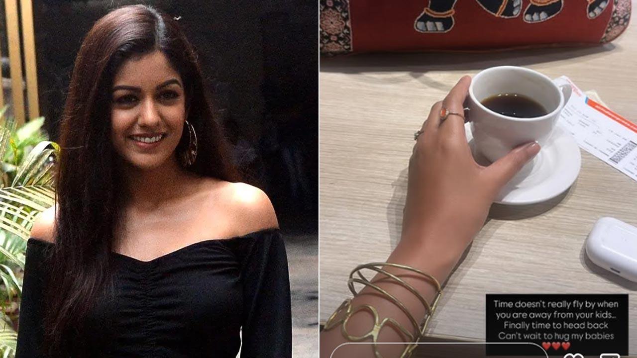 Ishita Dutta is glad to return to her kids after being away for Drishyam 3 shoot