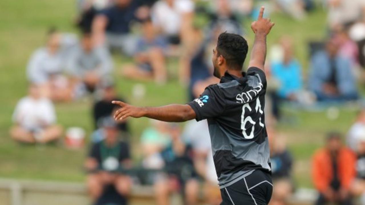 <p>During the match, New Zealand`s Ish Sodhi will be eyeing a huge feat. He is falling short of just two wickets to complete 160 scalps for the Kiwis in the format</p>