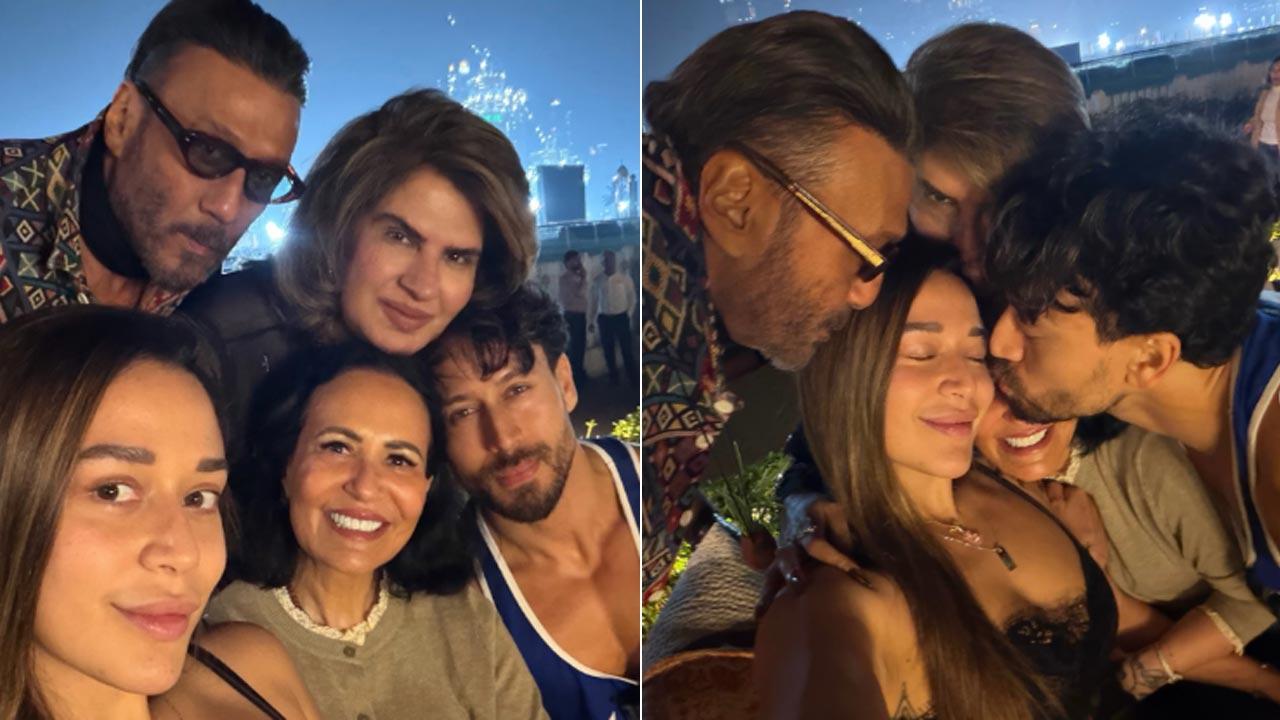 Krishna Shroff shares adorable pic with Jackie Shroff and Tiger Shroff