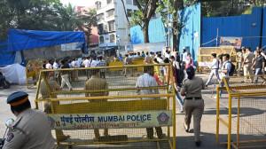 IN PHOTOS: Heavy police deployment at BMC K East and K North counting centres