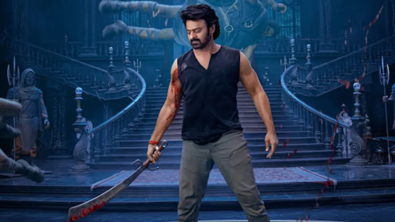 Prabhas's The RajaSaab team hold pre-release party on grand 40,000 sq feet sets