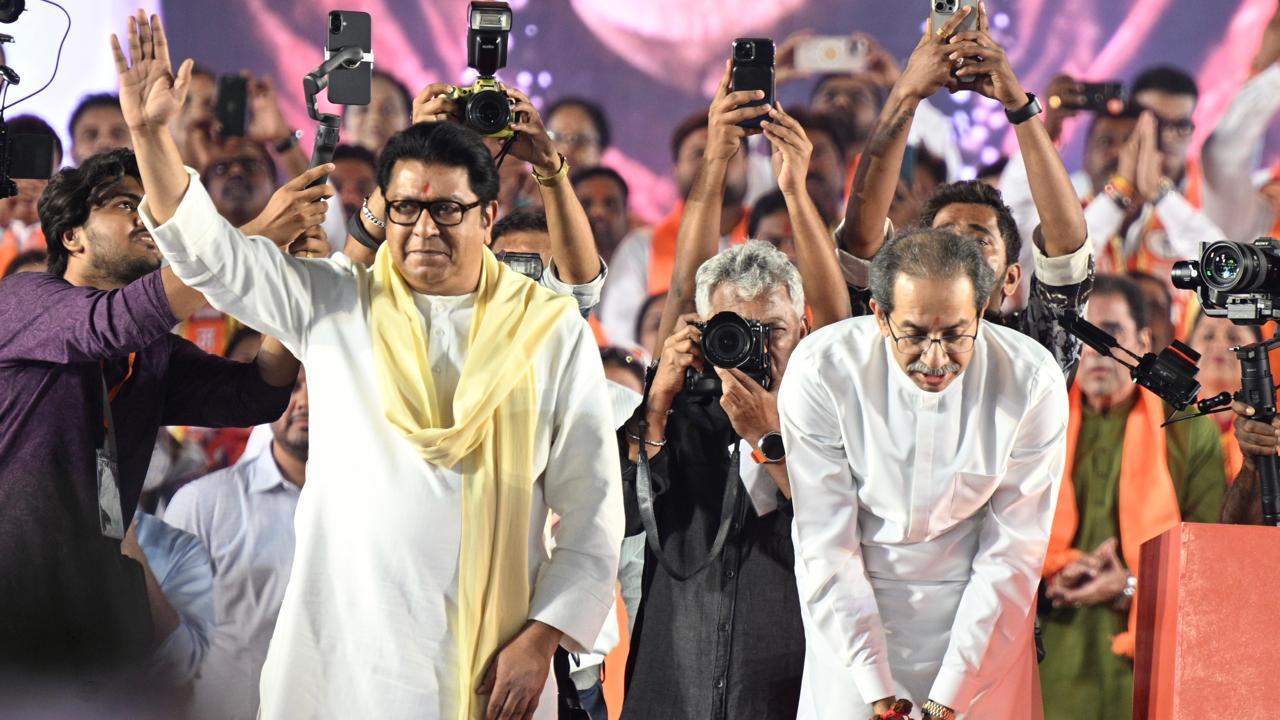 <p>The Shiv Sena (UBT) and MNS had earlier announced that the two parties will hold a joint rally on Sunday</p>