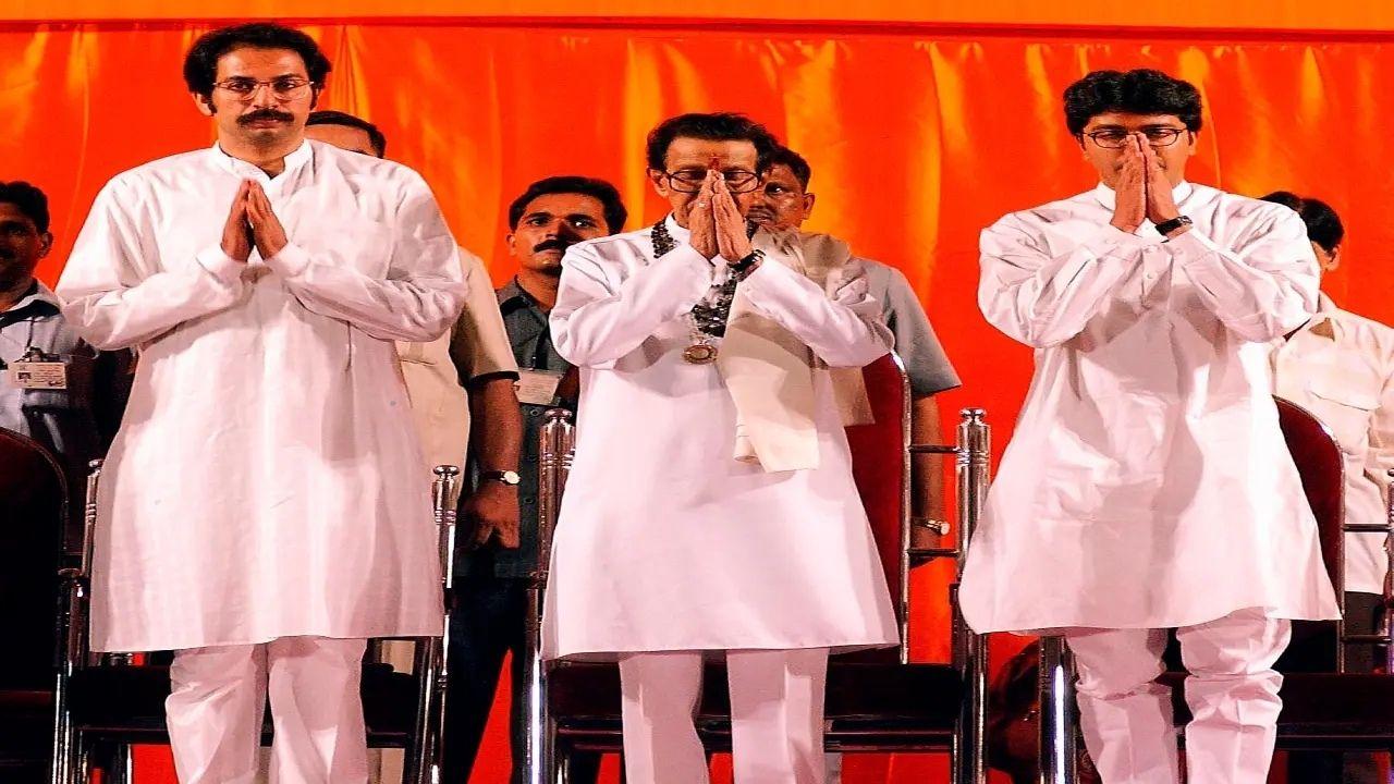 <p>Their reunion is not only symbolic but strategic, especially with the upcoming civic elections, where unity between Shiv Sena and MNS could consolidate regional votes and challenge other political rivals. FILE PIC</p>