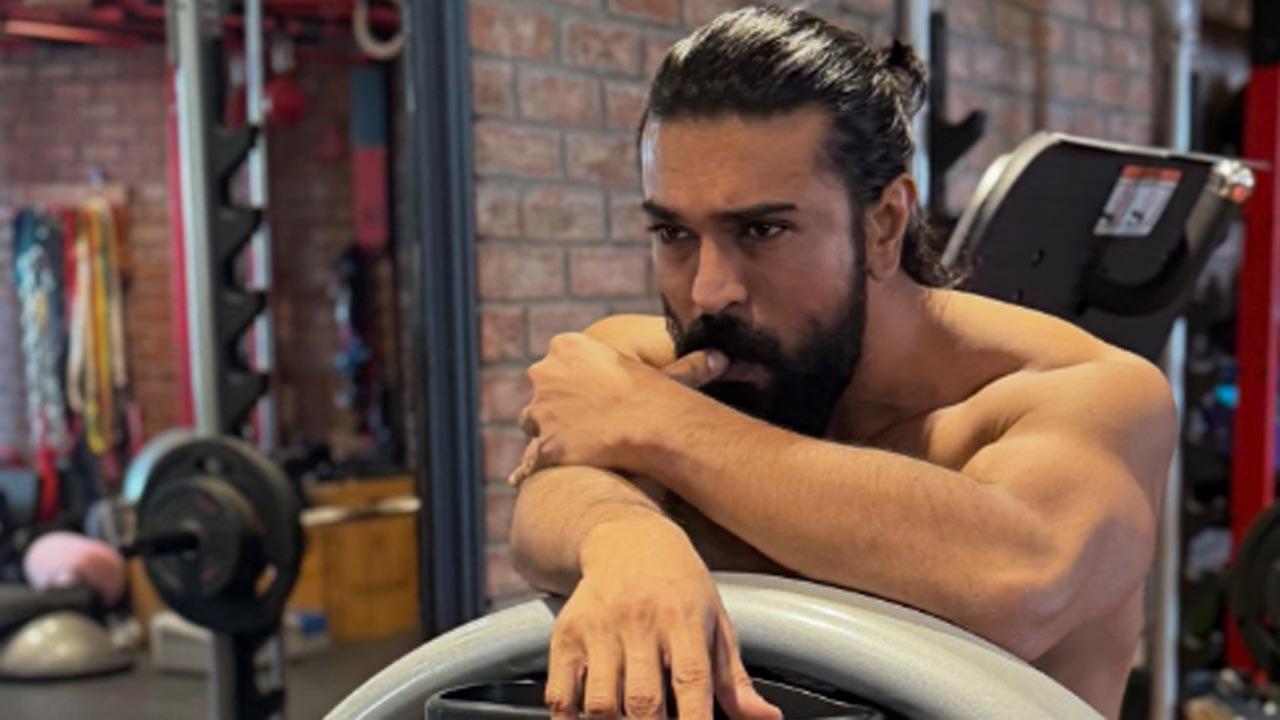 Ram Charan shares bulked-up look for Peddi, fans call him 