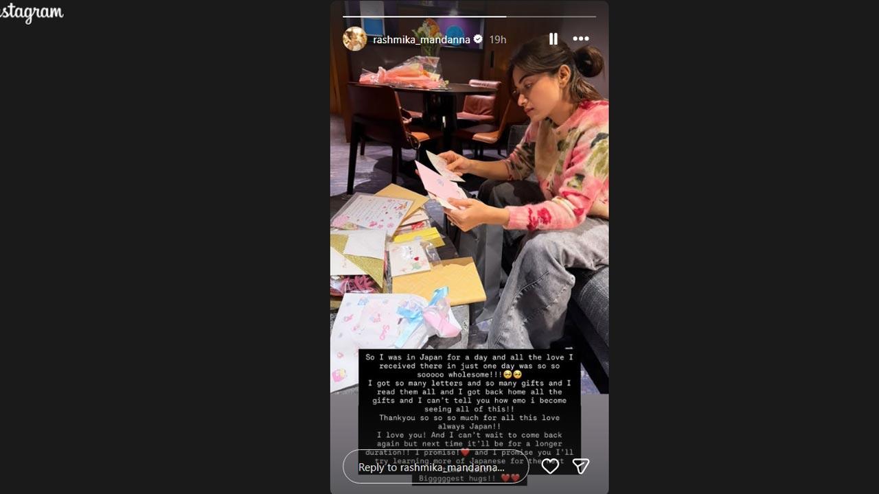 Picture Courtesy/Rashmika Mandanna`s Instagram account