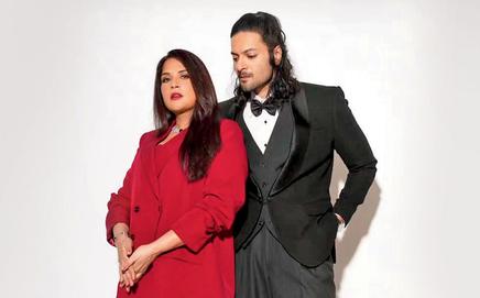 (From left) Richa Chadha with Ali Fazal