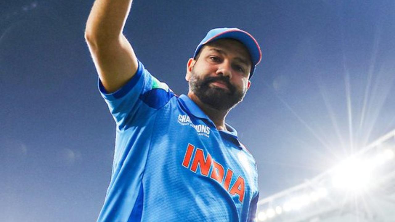 During the third ODI match against New Zealand, Team India's traditional opening batsman Rohit Sharma became the sixth player to play 100 50-over format matches at home (Pic: X/@RCBTweets)