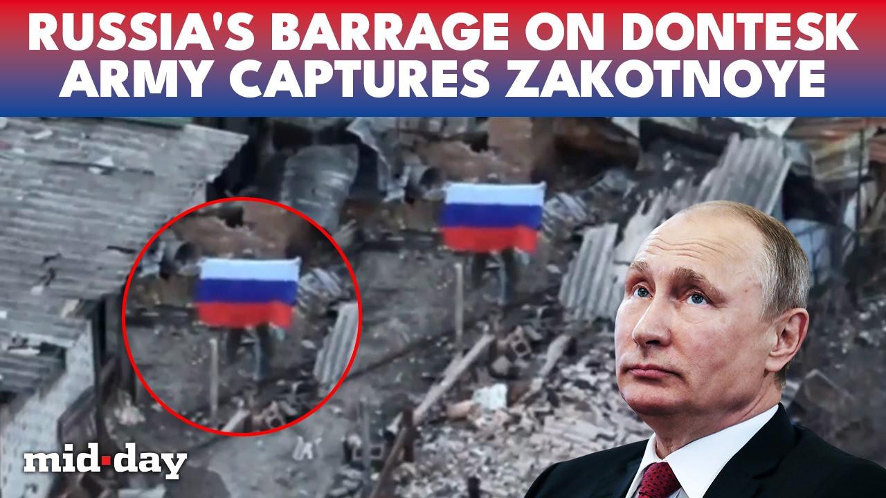 Russia unleashes 100+ drones on Ukraine, claims control of Zakotnoye