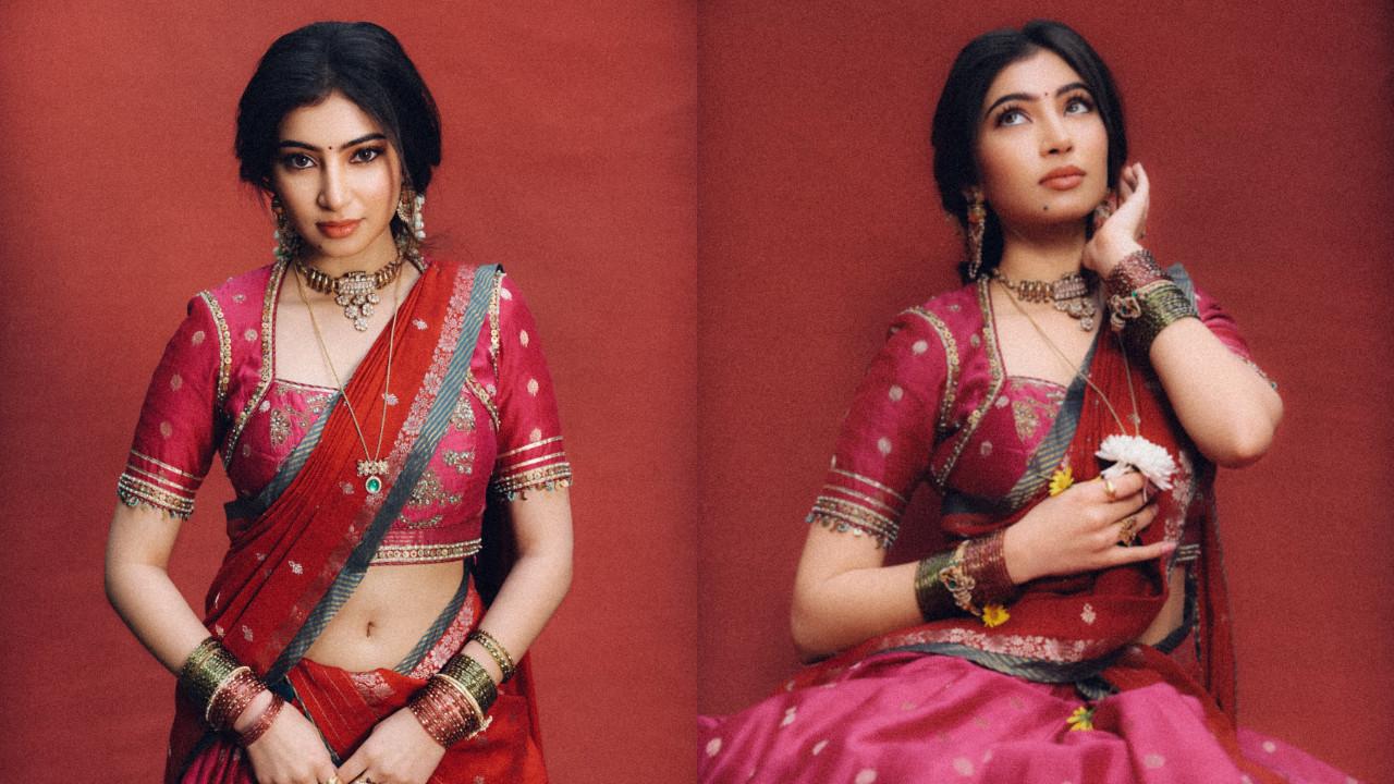 Dhurandhar girl Sara Arjun channels timeless grace in traditional saree
