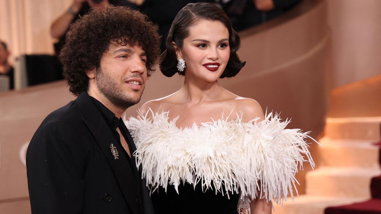 Golden Globes 2026: Selena Gomez and Benny Blanco dazzle in black