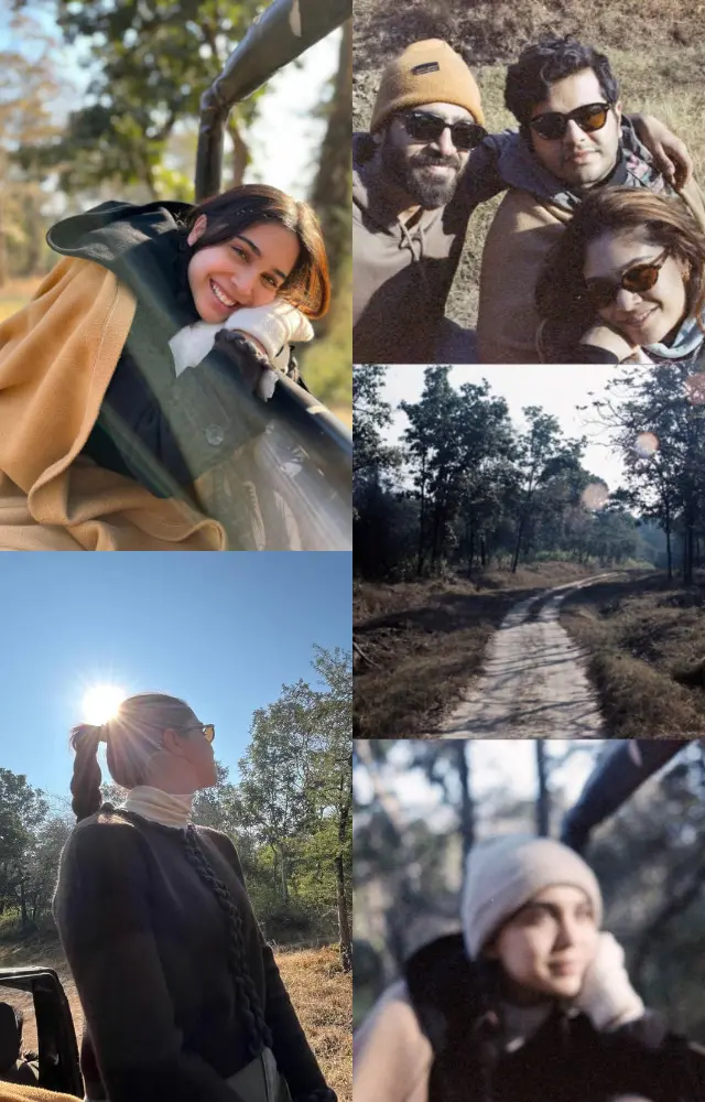 8 pics from Sharvari Wagh`s New Year Safari adventure