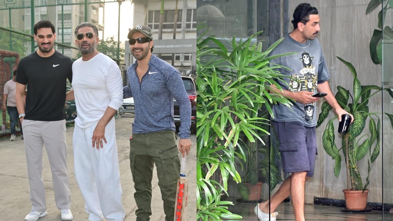 Spotted in the city: Varun Dhawan, Ahan Shetty, Ranbir Kapoor and others