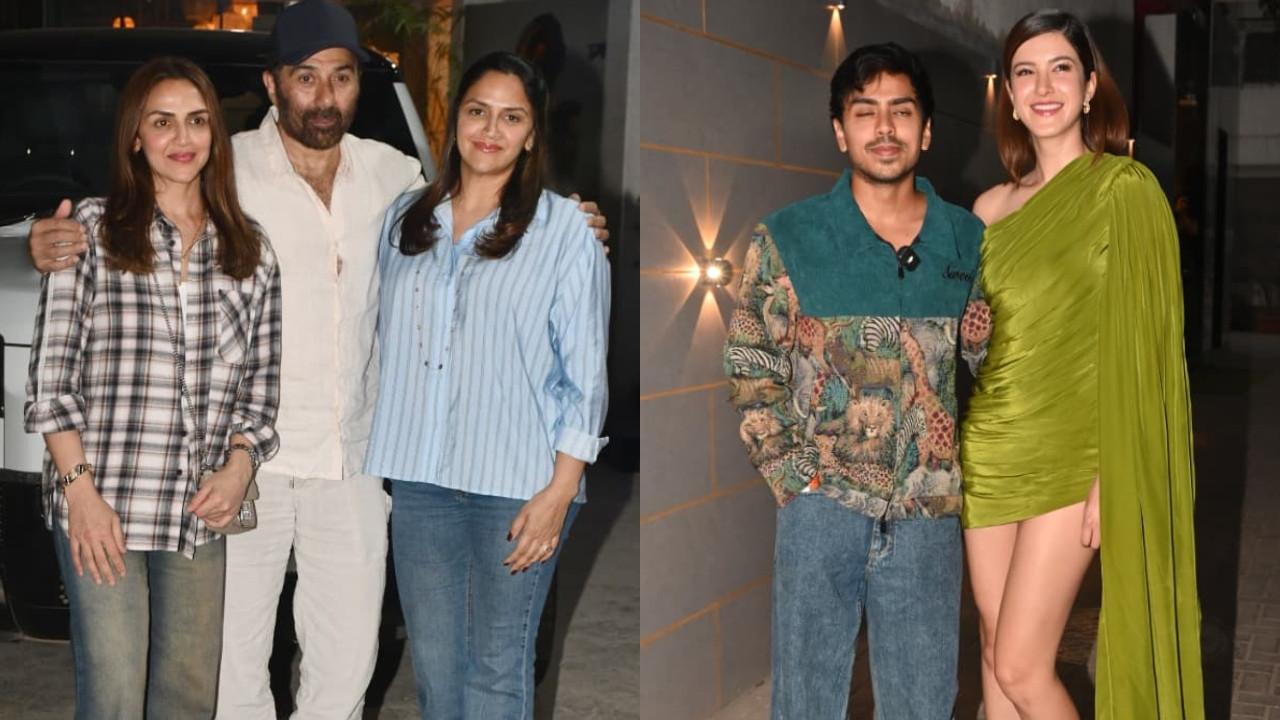 Spotted in the city: Esha Deol, Sunny Deol, Shanaya Kapoor and others