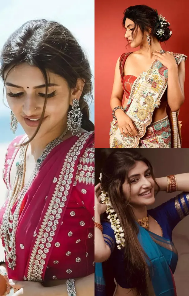 7 looks of Sreeleela for Pongal 2026