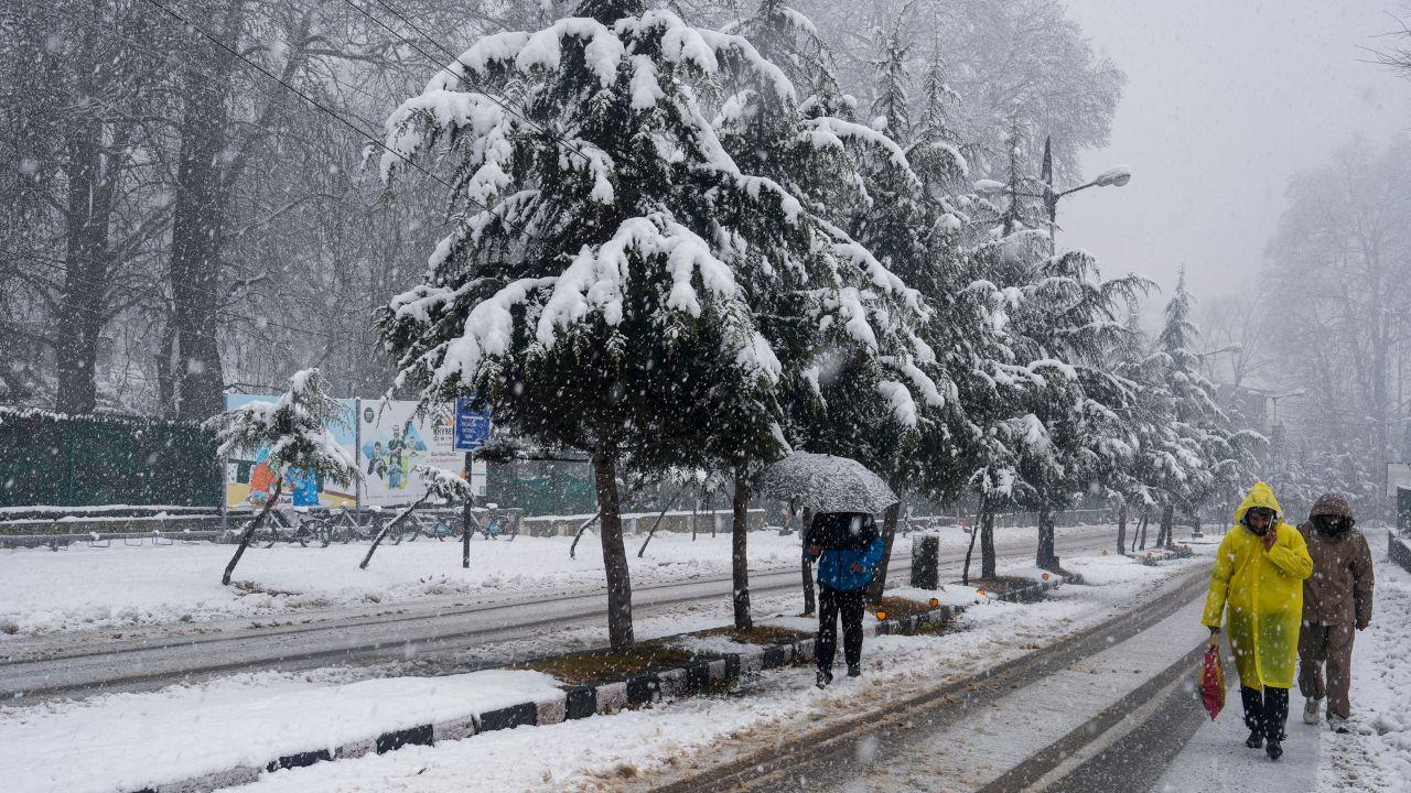 However, the snowfall led to disruption of road, rail, and air traffic