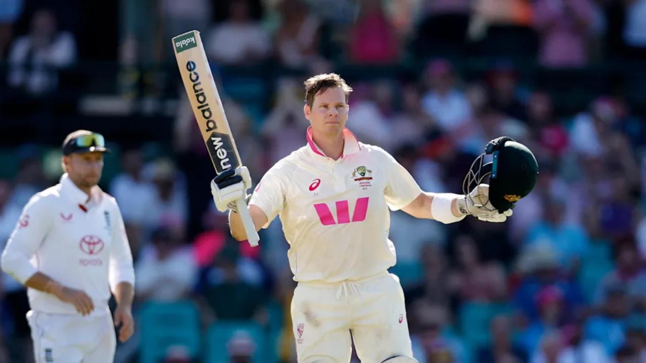 In the fifth Test match of the Ashes series against England, Australia's stand-in captain Steve Smith garnered 129 runs off 205 deliveries, which was laced with 15 boundaries and a maximum (Pic: X/@ICC)