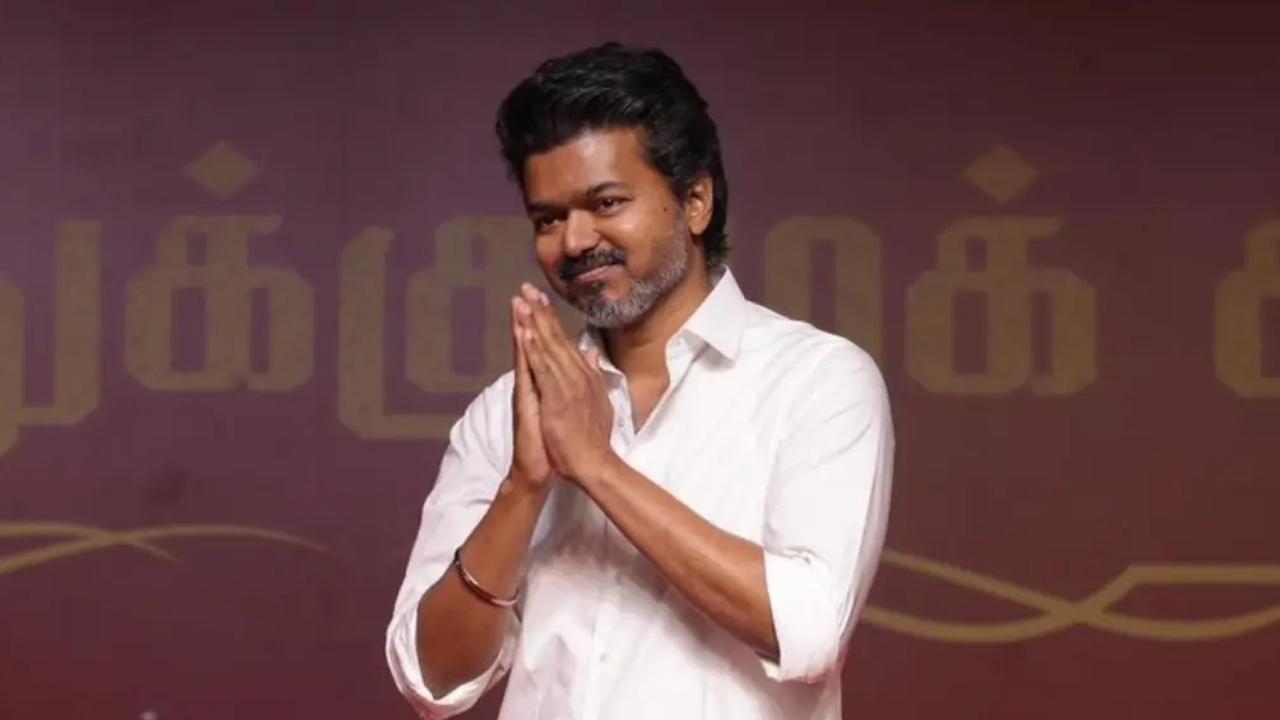 Vijay grilled for 6 hours by CBI in second round of questioning, greets fans