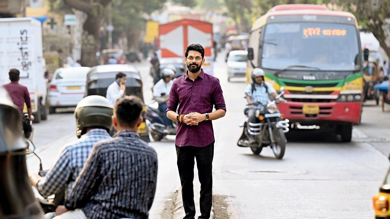 Being 29, Ankit Sunil Prabhu feels that he can bridge the gap between the generation 10 years older than him and the one 10 years younger. Pic/Satej Shinde