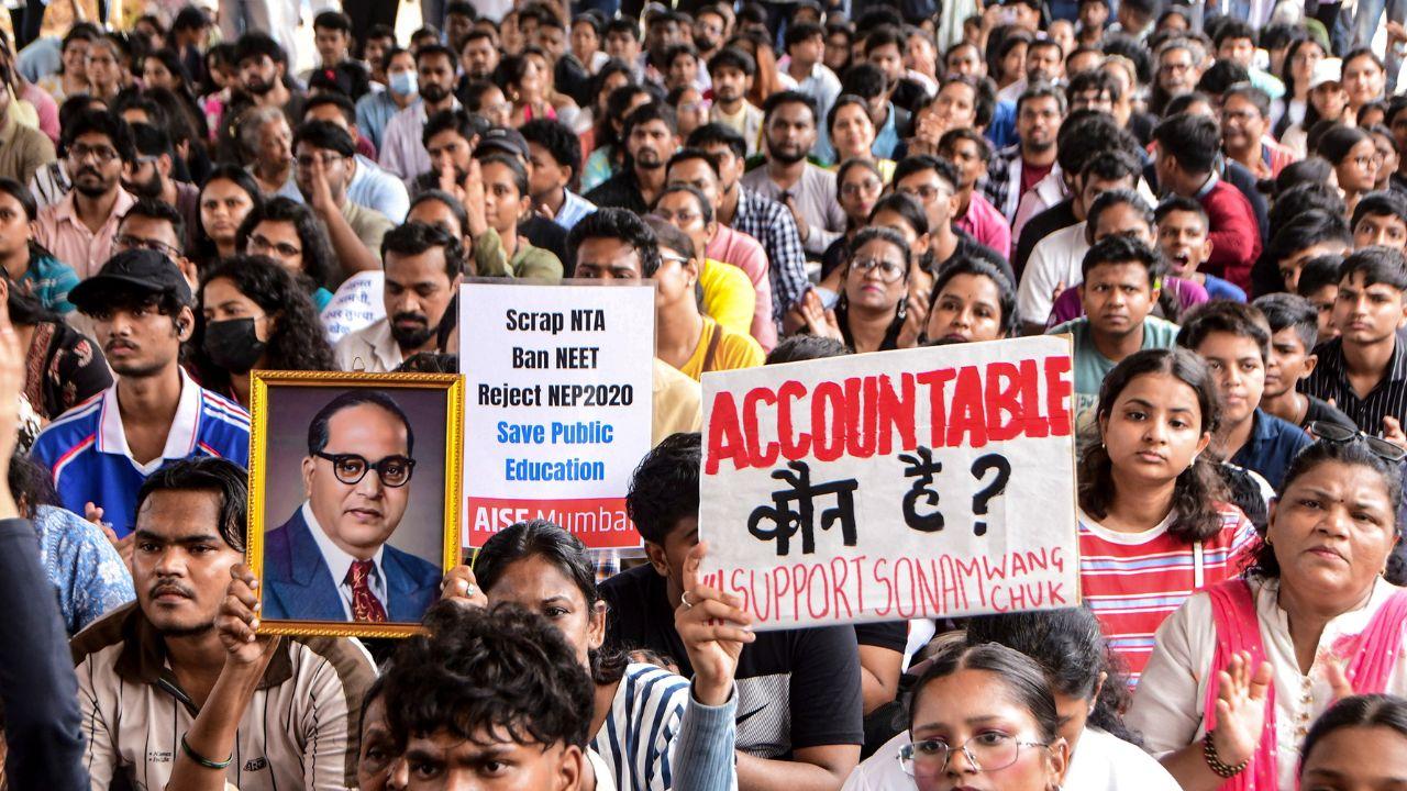 The protest comes amid continuing concerns over alleged irregularities in competitive examinations and renewed calls from student groups and civil society organizations for reforms aimed at safeguarding the integrity of the examination process